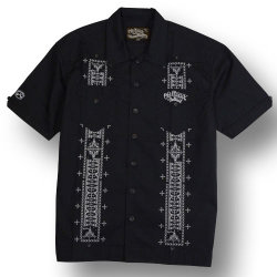 【OG CLASSIX/オージークラシックス】CROSS LINE CUBA SHORT  SLEEVE SHIRT【キューバシャツ】【クロス】【シャツ】【半袖】