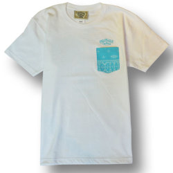 【OG CLASSIX/オージークラシックス】OG HIGH CROSS 2018 POCKET TEE【Tシャツ】【7.1oz】【ペイズリー】【ポケット】【バンダナ】【ターコイズ】【TURQUOISE】