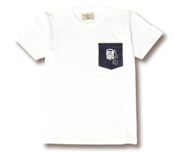 【OG CLASSIX/オージークラシックス】OKAYAMA-DENIM POCKET TEE【Tシャツ】【7.1oz】【ポケット】【デニム】