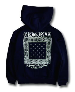 【OG CLASSIX/オージークラシックス】CROSS BANDANA 10.0oz. ZIP HOOD(裏起毛) 【ジップフード】【パーカー】【裏起毛】【10オンス】