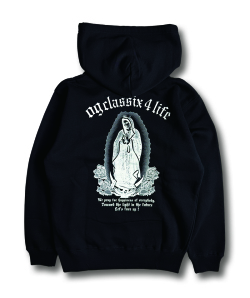 【OG CLASSIX/オージークラシックス】MARIA FOR LIFE 10.0oz. PULL HOOD(裏起毛) 【プルフード】【パーカー】【裏起毛】【10オンス】