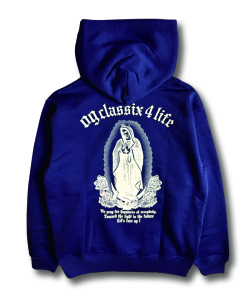 【OG CLASSIX/オージークラシックス】MARIA FOR LIFE 10.0oz. PULL HOOD(裏起毛) 【プルフード】【パーカー】【裏起毛】【10オンス】