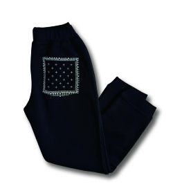 3colors【OG CLASSIX/オージークラシックス】CROSS BANDANA 10.0oz. LONG PANTS　裏起毛【スウェットパンツ】【セットアップ】