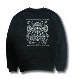 【OG CLASSIX/オージークラシックス】OG PAISLEY 10.0oz. CREW NECK SWEAT (裏起毛)【クルーネック】【スウェット】【裏起毛】【10オンス】【ペイズリー】