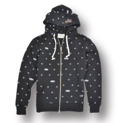 【OG CLASSIX/オージークラシックス】CROSS BANDANA ZIP HOOD【ジップフード】【パーカー】【クロス】【バンダナ】【裏起毛】