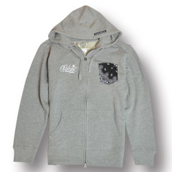 【OG CLASSIX/オージークラシックス】CLASSIX SCRIPT POCKET ZIP HOOD【ジップフード】【パーカー】【バンダナ】【ポケット】