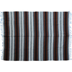 【MEXICAN SERAPES】5×7 NEW WEST FALSA BLANKET