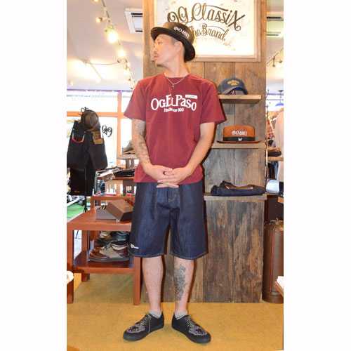 美品　OG CLASSIX ストローハット OG CLASSIX】【オージークラシックス】 CLASSIX SIGN STRAW HAT