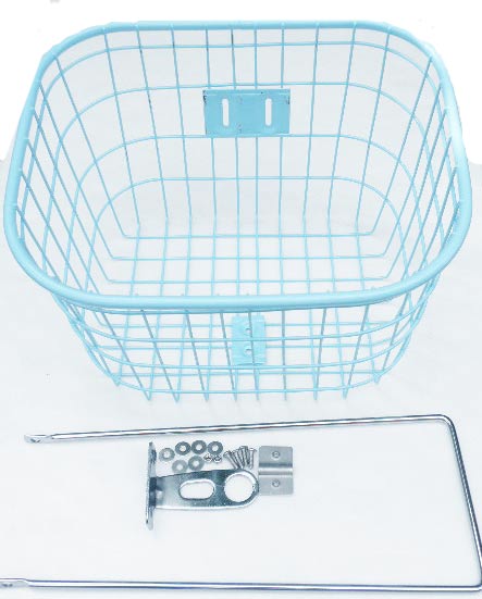 自転車グッズ】24-26inch用カラーバスケット(四角)(全3カラー