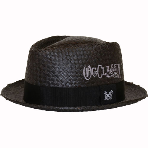 美品　OG CLASSIX ストローハット OG CLASSIX/オージークラシックス】DIAMOND RAFIA HAT【ストロー