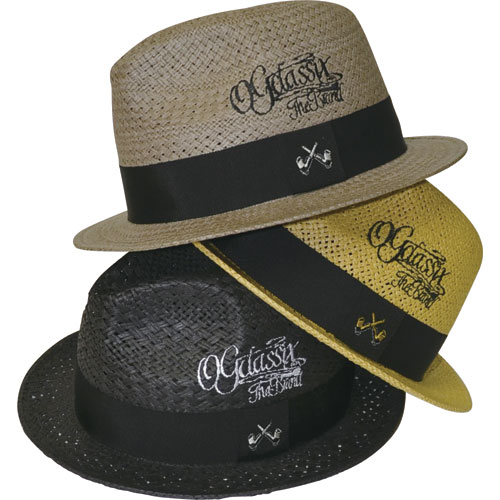 美品　OG CLASSIX ストローハット OG CLASSIX】【オージークラシックス】 CLASSIX SIGN STRAW HAT