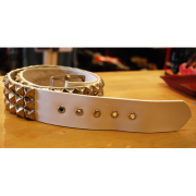 【IMPORT LA】THREE STUDS LEATHER BELT スタッズベルト