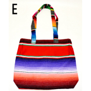 【MEXICO】メキシコ SERAPE BAG W ZIP TOP(E) バッグ