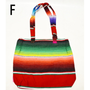 【MEXICO】メキシコ SERAPE BAG W ZIP TOP(F) バッグ