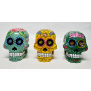 【再入荷!!】【IMPORT GOODS】SUGAR SKULL BANK(L)【貯金箱】【置き物】
