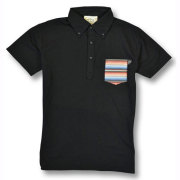 【OG CLASSIX/オージークラシックス】RAINBOW SERAPE POLO SHIRTS【半袖ポロシャツ】【ポケット付き】【サラペ】【ボーダー】