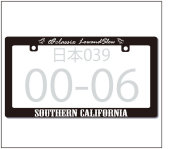 【OG CLASSIX】【オージークラシックス】OG LICENCE FRAME SO CAL【ライセンスフレーム】