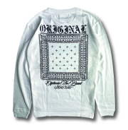 【OG CLASSIX/オージークラシックス】CROSS BANDANA 5.6oz. L/S TEE【Tシャツ】【長袖】【5.6oz.】