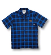 SALE 特別限定価格【OG CLASSIX/オージークラシックス】HERRING BONE OMBLE OPEN SHIRTS【シャツ】【半袖】【チェック】