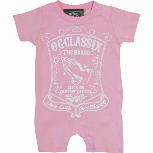 【OG CLASSIX/オージークラシックス】PRAY HAND BABY ROMPERS【ベビー】【ロンパース】【プレイハンド】【80cm】