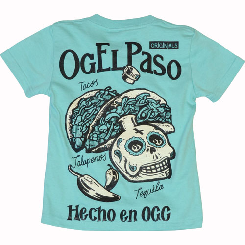 【OG CLASSIX/オージークラシックス】OG EL PASO KIDZ TEE【キッズ】【半袖Tシャツ】【スカル】