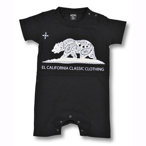 【OG CLASSIX/オージークラシックス】EL CALIFORNIA BABY ROMPERS【キッズ】【ロンパース】【カリフォルニア】【ベアー】
