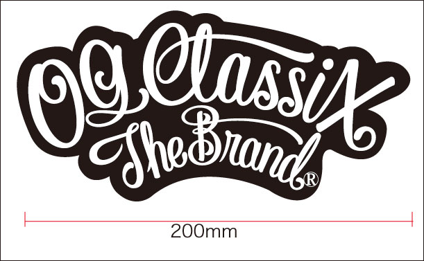 【メール便可】【OG CLASSIX】【オージークラシックス】OG THE BRAND STICKER(L)【ステッカー】