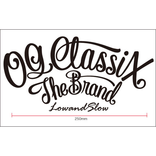 【メール便可】【OG CLASSIX】【オージークラシックス】 BIG WORLD OG STICKER ステッカー