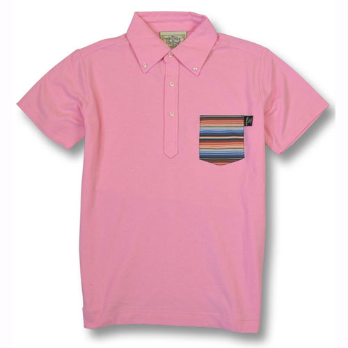 【OG CLASSIX/オージークラシックス】RAINBOW SERAPE POLO SHIRTS【半袖ポロシャツ】【ポケット付き】【サラペ】【ボーダー】