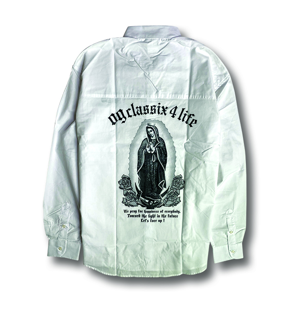 【OG CLASSIX/オージークラシックス】MARIA FOR LIFE BROAD LOOSE FIT BUTTON DOWN SHIRTS【シャツ】【長袖】