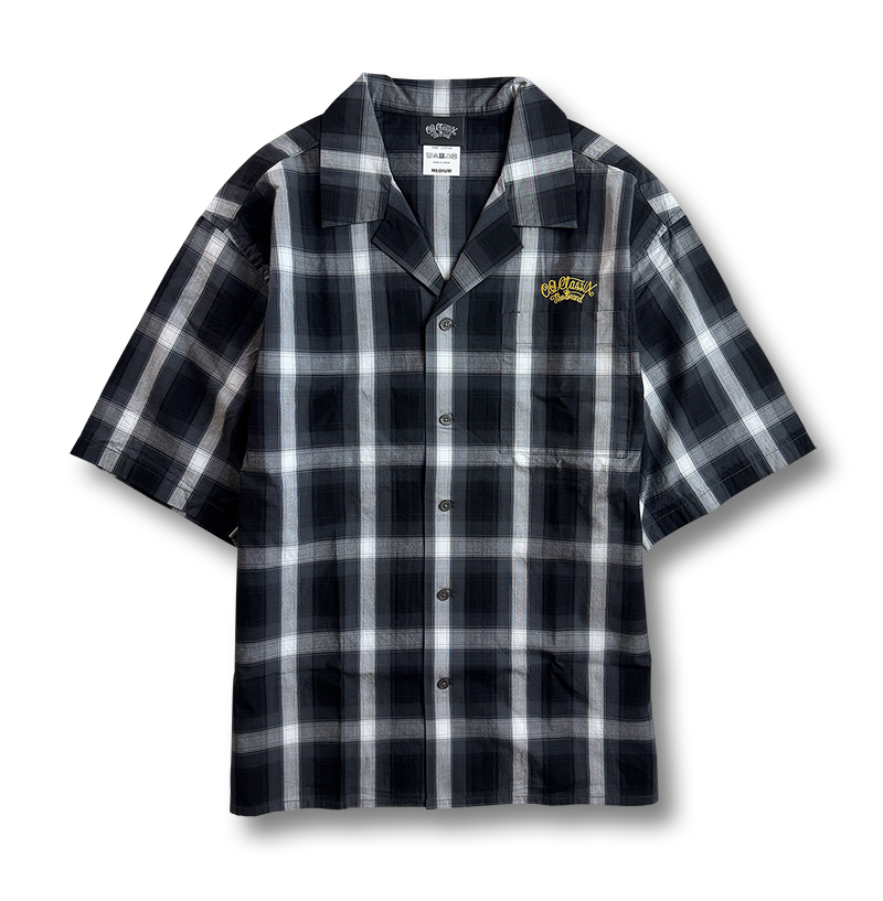 3colors【OG CLASSIX/オージークラシックス】OMBLE CHECK OPEN S/S SHIRTS【シャツ】【半袖】