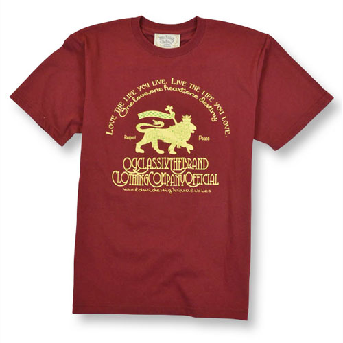 【OG CLASSIX/オージークラシックス】PAISLEY LION TEE【半袖Tシャツ】【ライオン】【ペイズリー】