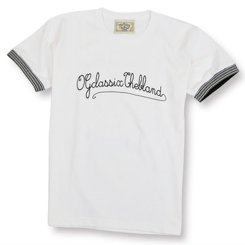 【OG CLASSIX/オージークラシックス】PEN SCRIPT TWO-TONE RIB TEE【半袖Tシャツ】【リブ】【スクリプト】