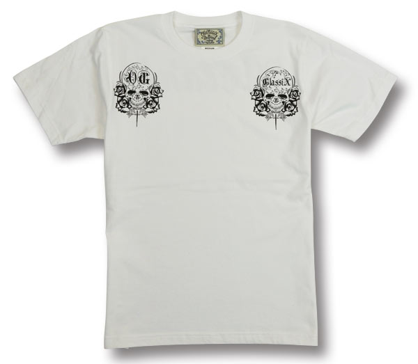 【KIDS】【OG CLASSIX/オージークラシックス】TWO SKULL ROSE KIDS TEE【Tシャツ】【キッズ】