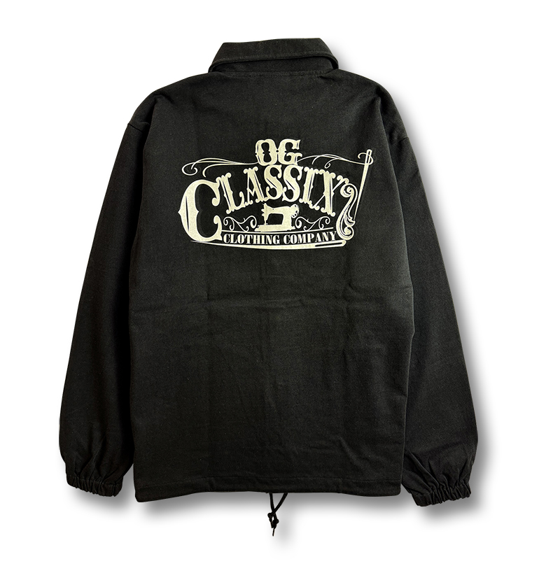 【OG CLASSIX/オージークラシックス】OLD MACHINE 10.0oz COTTON JERSEY COACH JACKET【コーチジャケット】【コットン】