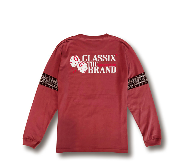 【OG CLASSIX/オージークラシックス】TWO ARM LINE DICE 5.6oz. LONG SLEEVE【Tシャツ】【長袖】【5.6oz.】
