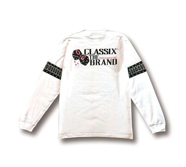 【OG CLASSIX/オージークラシックス】TWO ARM LINE DICE 5.6oz. LONG SLEEVE【Tシャツ】【長袖】【5.6oz.】