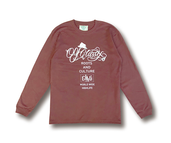 【OG CLASSIX/オージークラシックス】HIGH LIFE 5.6oz. LONG SLEEVE TEE【Tシャツ】【長袖】【5.6oz.】