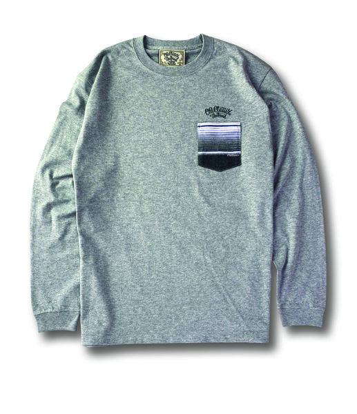 【OG CLASSIX/オージークラシックス】BLACK SERAPE POCKET 5.6oz. LONG SLEEVE TEE【Tシャツ】【長袖】【5.6oz.】【サラペ】【ポケット】