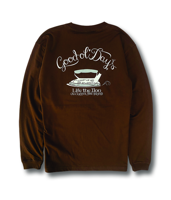 【OG CLASSIX/オージークラシックス】GOOD OF DAYS 5.6oz.  L/S TEE  【Tシャツ】【長袖】【5.6oz.】