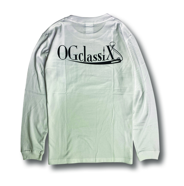 【OG CLASSIX/オージークラシックス】OG LOGO NEEDLE BLACK SERAPE POCKET 5.6oz. L/S TEE【Tシャツ】【長袖】【5.6oz.】