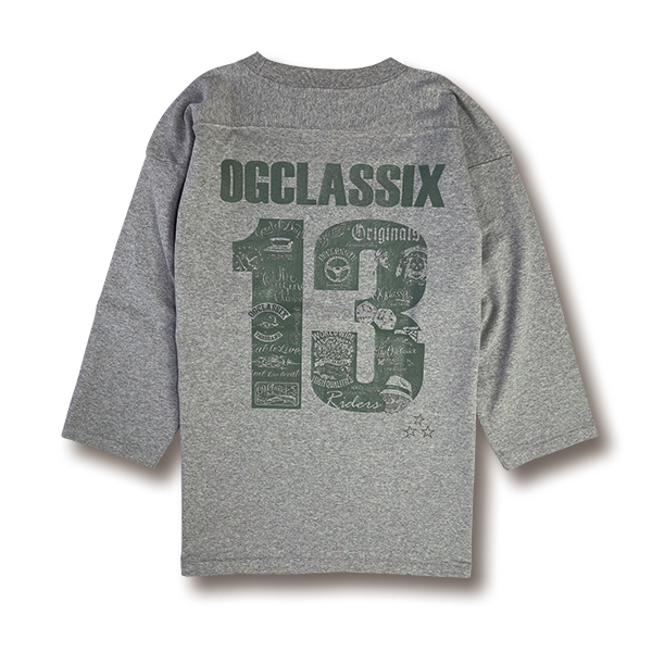 【OG CLASSIX/オージークラシックス】ORIGINAL 13  6.2oz FOOTBALL T-SHIRTS 【Tシャツ】【フットボール】【6.2oz.】