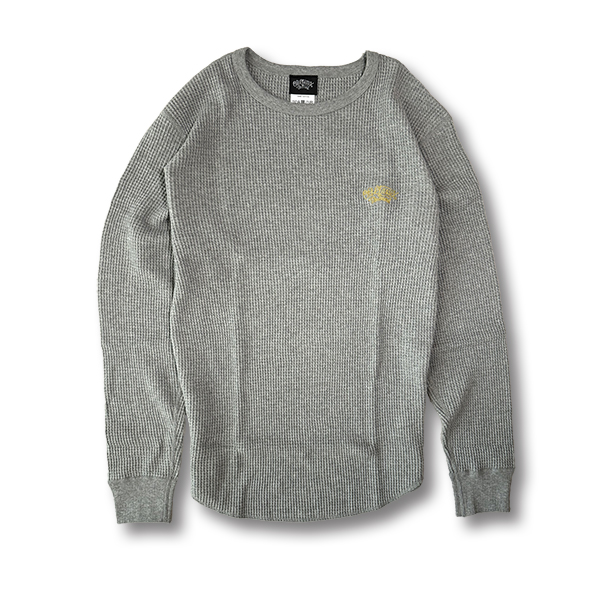 【OG CLASSIX/オージークラシックス】EMB 10.3oz HEAVY WEIGHT WAFFLE L/S TEE【ワッフル】【サーマル】