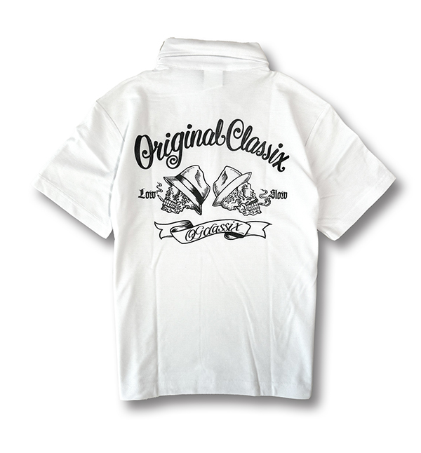 【OG CLASSIX/オージークラシックス】DOUBLE SKULL  5.3oz POLO SHIRTS【半袖ポロシャツ】