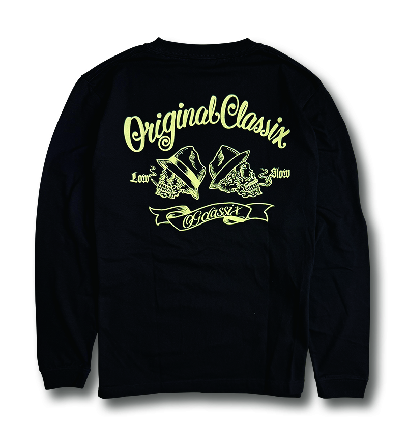 【OG CLASSIX/オージークラシックス】DOUBLE SKULL 5.6oz. L/S TEE【Tシャツ】【長袖】【5.6oz.】