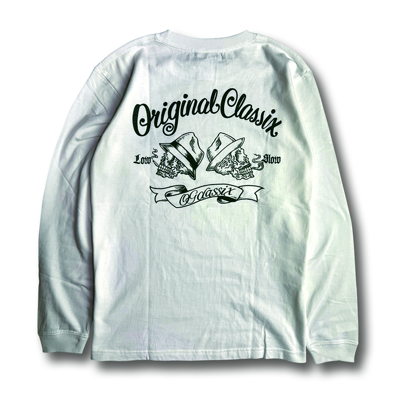 【OG CLASSIX/オージークラシックス】DOUBLE SKULL 5.6oz. L/S TEE【Tシャツ】【長袖】【5.6oz.】