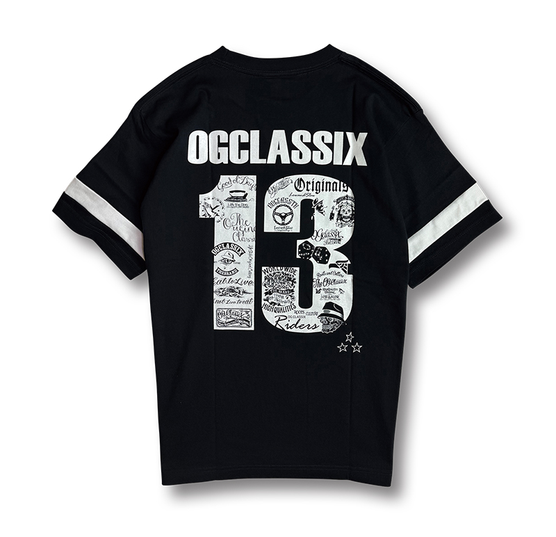 3colors【OG CLASSIX/オージークラシックス】OG THIRTEEN LINE 6.2oz LINE S/S TEE【Tシャツ】【6.2oz】