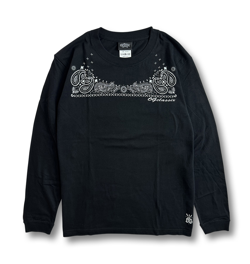2colors【OG CLASSIX/オージークラシックス】PAISLEY PAISLEY 5.6oz. L/S TEE【Tシャツ】【長袖】【5.6oz.】