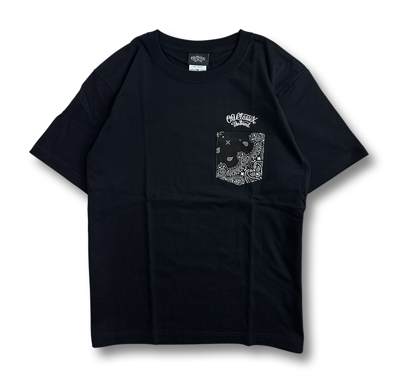 4colors【OG CLASSIX/オージークラシックス】OG BANDANA POCKET 6.2oz S/S TEE【Tシャツ】【6.2oz】【バンダナ】