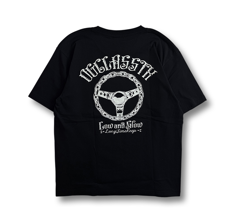 3colors【OG CLASSIX/オージークラシックス】OG CHAIN STEERING 6.2oz S/S TEE【Tシャツ】【6.2oz】